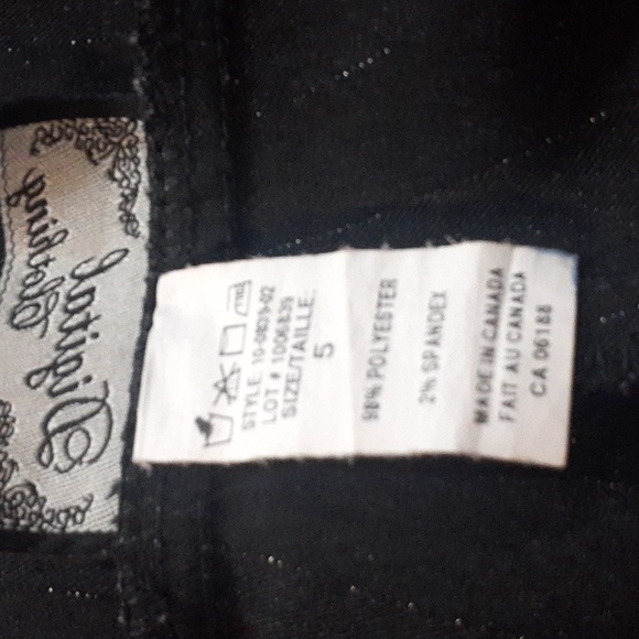 Digital Clothing Y2K Women's Dress Pants Wide Leg Mid Rise Size 5 - Picture 7 of 8